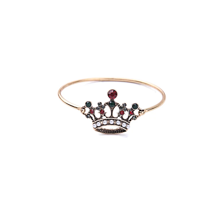 fashion jewelry accessories new arrival crown banglein Bangles from