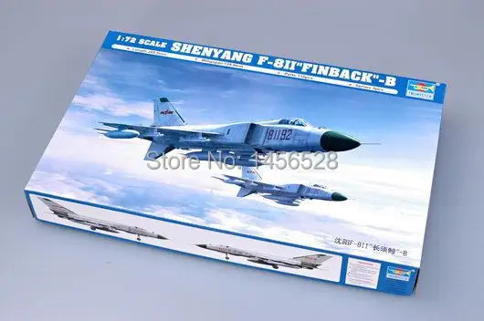 

Trumpeter model plastic scale model 1/72 aircraft 01610 SHENYANG F-8 II FINBACK Assembly Model kits Modle building scale kit