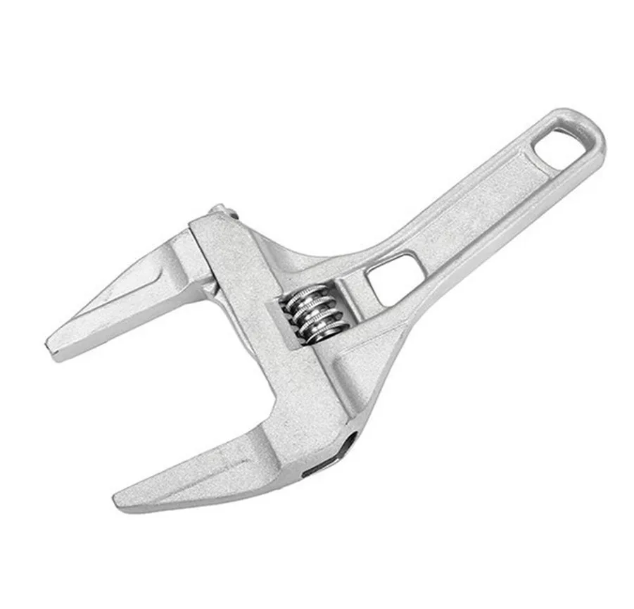 

2019 new universal Snap Grip Wrench Aluminum Alloy Short Shank Large Opening Adjustable Wrench Spanner Bathroom Repair Tools