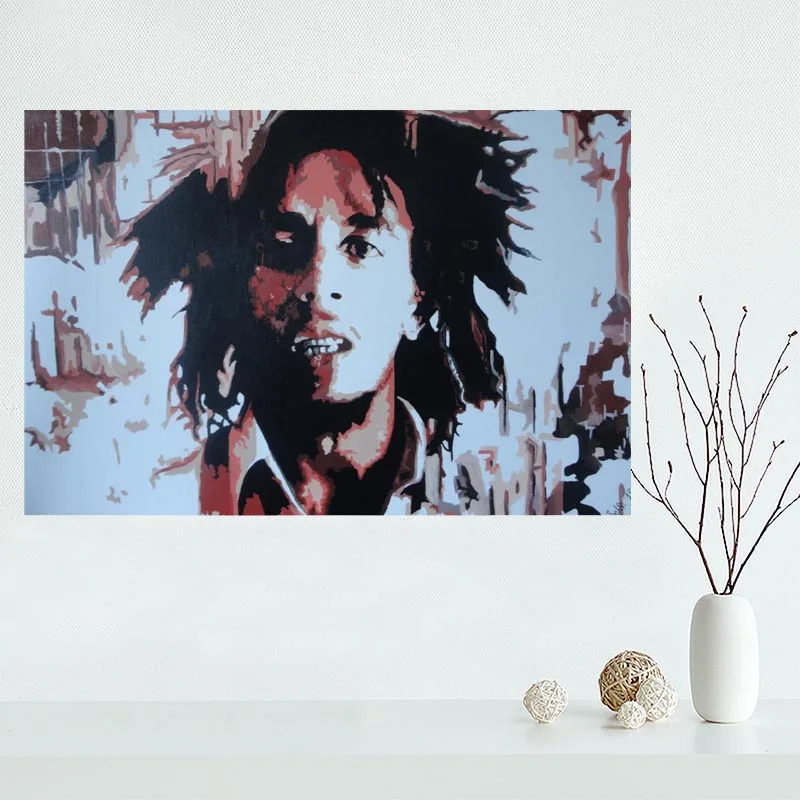

Custom canvas poster Bob Marley canvas painting poster New arrival wall Art poster Fabric Cloth Print