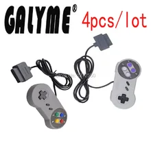 4 шт./лот Лидер продаж игровые 16 бит Управление; джойстика подходит для nintendosnes Системы консоли Управление Pad джойстики