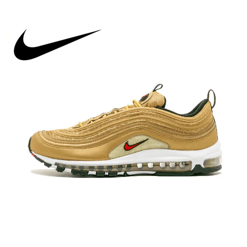 

Original Authentic Nike Air Max 97 OG QS 2017 RELEASE Men's Running Shoes Sneakers Breathable Outdoor Sports 2019 New 884421-700