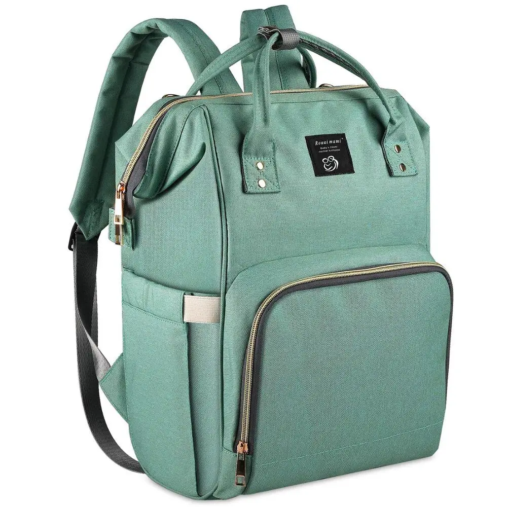 

Baby Diaper bag for Mom Dad, Roomy Baby Diaper Backpack Organizer Large Capacity Compact Baby Bag Back Pack Water-Resistant Todd