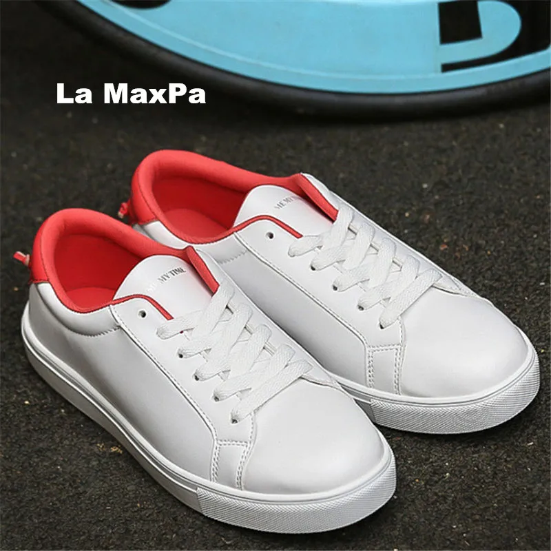 

Running shoes for women 2018 outdoor leather Men Sneakers White parallel sport shoes Woman and Men jogging trainers size 36-44