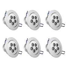 Аксессуары для кукольного домика, энергосберегающий Потолочный Набор(упаковка из 6, теплый белый, 5 Вт, 450лм