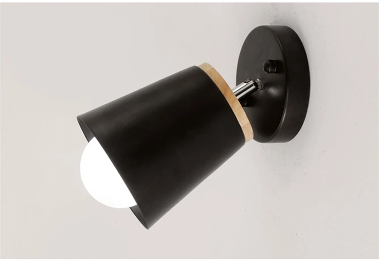 Современный белый Потолочный светильник для коридора, регулируемый металлический светильник для помещений, деревянный железный светильник, скандинавский потолочный светильник