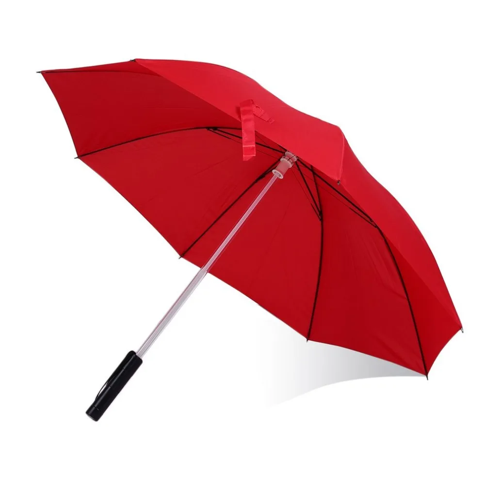 LED Umbrella Lighting Long Handle Umbrella Rain Windproof For Children