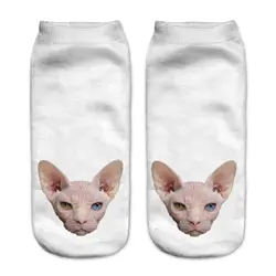 Модные стильные носки с животными 3D кошка печатные забавные Женские носочки животные кошка носки 3D много стилей горячий товар Горячий