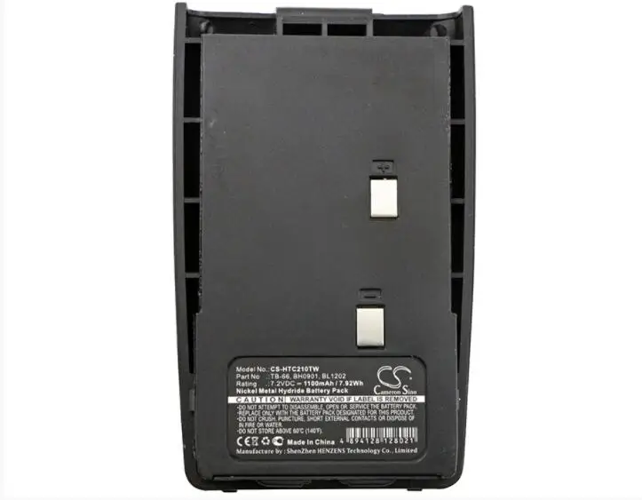 Cameron sino 1100 mah аккумулятор для HYT TC-2100H-2108-2110 BH0901 BL1202 TB-66 два-аккумулятор для системы радиосвязи