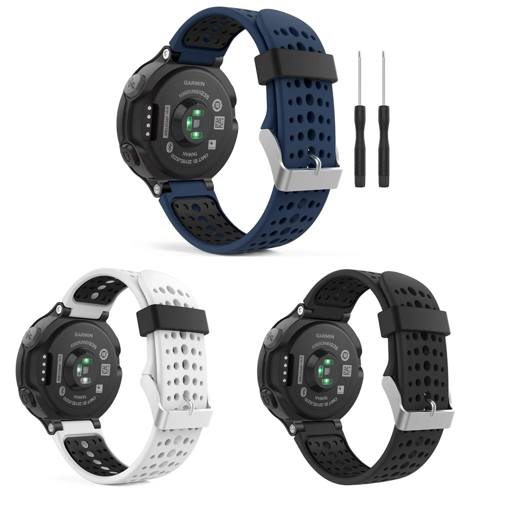 Ktab ремешок для Garmin 235 Сменные силиконовые полосы Garmin Forerunner 235/235 Lite/220/230/620/630/735XT ремешок для часов