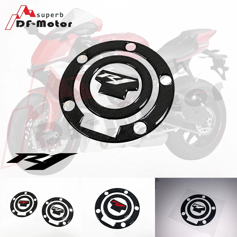 

Fuel Tank Cap Sticker Protector 3D Carbon Fiber Reflective Fit for YAMAHA YZF-R1 YZFR1 YZF R1 ALL 00-14 14 13 12 11 10 09 08 07