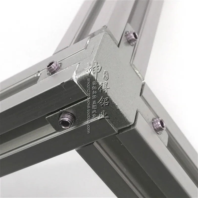 3030 4040 алюминиевые трехмерные Угловые соединители с прямоугольным концом Кронштейн подходит для использования алюминиевый профиль с винтами