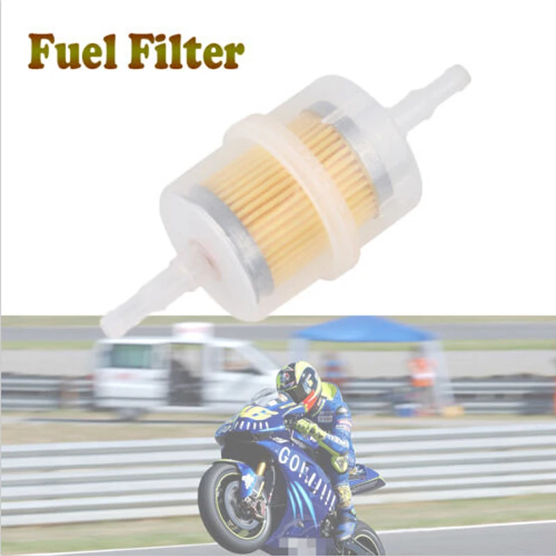 Universal Motorcycle Fuel Filter Oil Filter Bike Moto Inline Fuel Gas