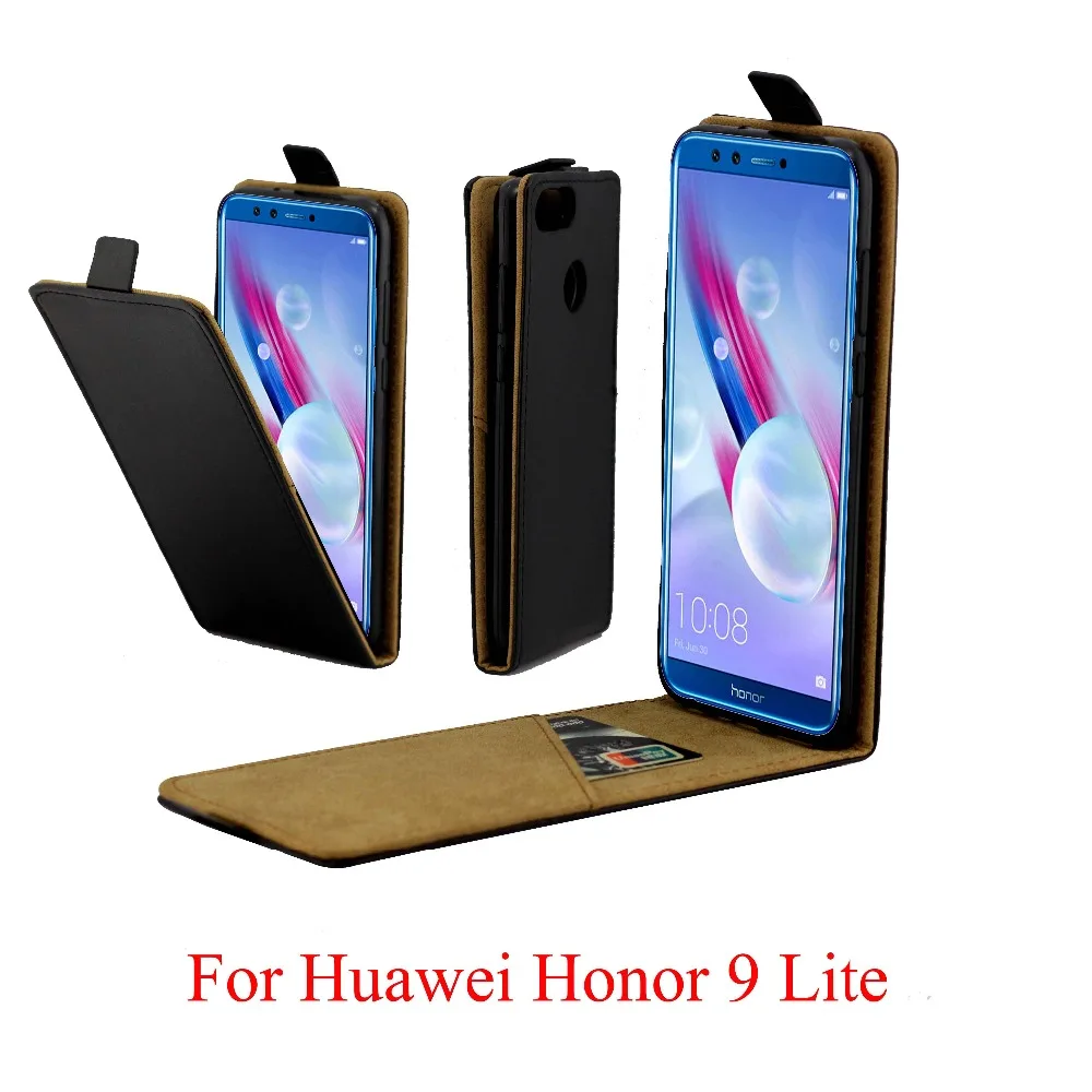 

For Huawei Honor 9 Lite Cover Luxury PU Leather Flip Case For Huawei Honor 9Lite Vertical Open Down Up Cover Honor9 Lite Case