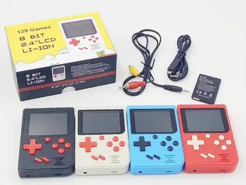 

1x Portable Retro Mini Handheld Game Console 8 Bit Children Player Video Game Console 129 Classic Games Built-in 2.4" LCD Colour