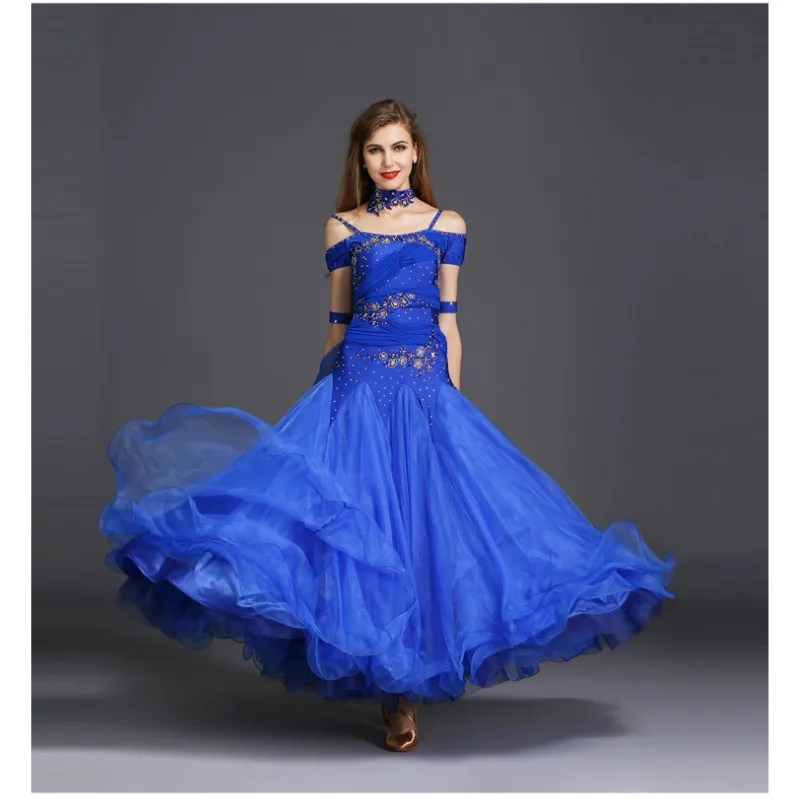 4 шт. женское платье для танцев|waltz dress|ballroom dance competition dressesdress standard |