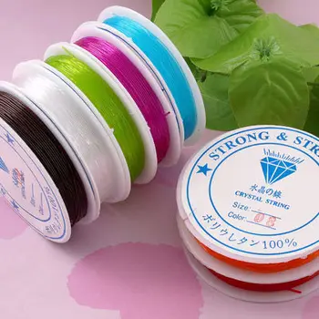 

12Roll/Lot Elastic Beading String Thread Wire Bead Cords CHIC