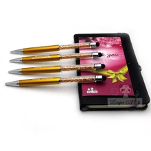 Японский стиль Diamond Стилус ручки с кристаллами ballpen Офис школа Продвижение Подарок индивидуальные с моим логотипом имя