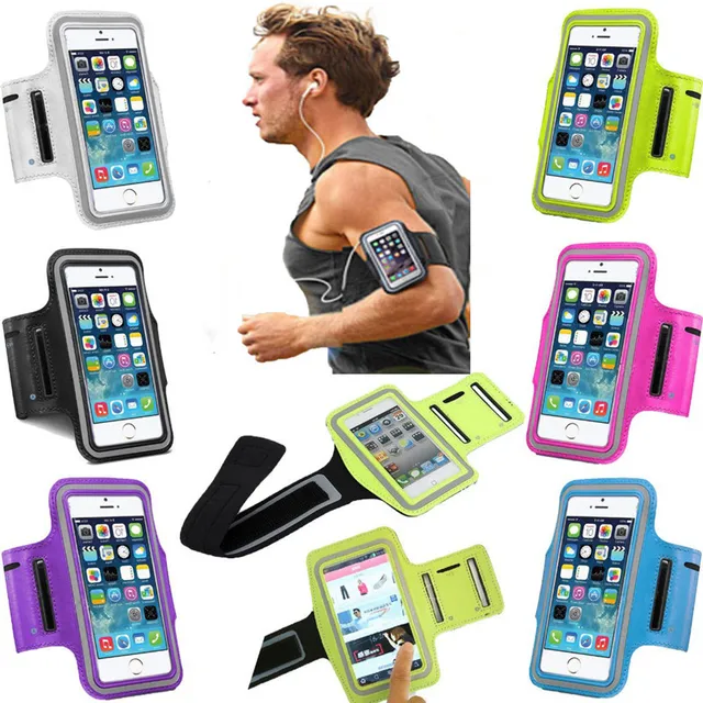 Sports Running Case for iPhone 5S 5 5C SE 6 6S 7 Plus Cases Cover Gym ...