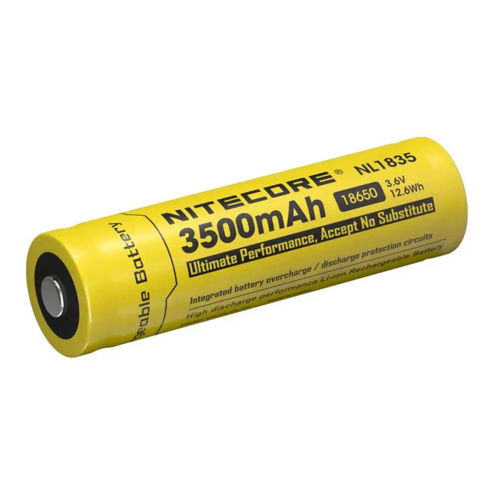 Nitecore NL1835 18650 3500 мАч версия NL1834 3,7 V 12.6Wh Перезаряжаемые