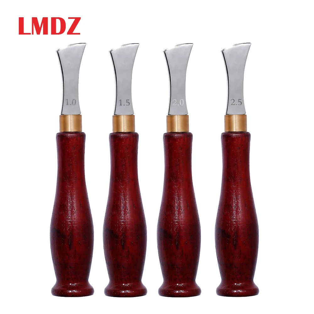 

LMDZ Leather Edge Creasing Tool 304 Stainless Steel Blade Shallow Groove Press Line Polished Finish Press Edge Marking Creaser