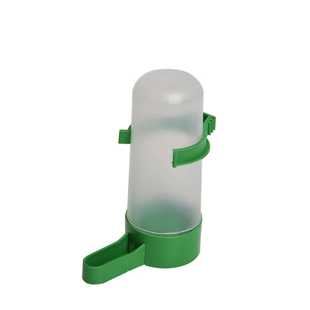 

60ml/140ml Parrot Bird Drinker Feeder Watering Plastic with Clip for Aviary Budgie Cockatiel