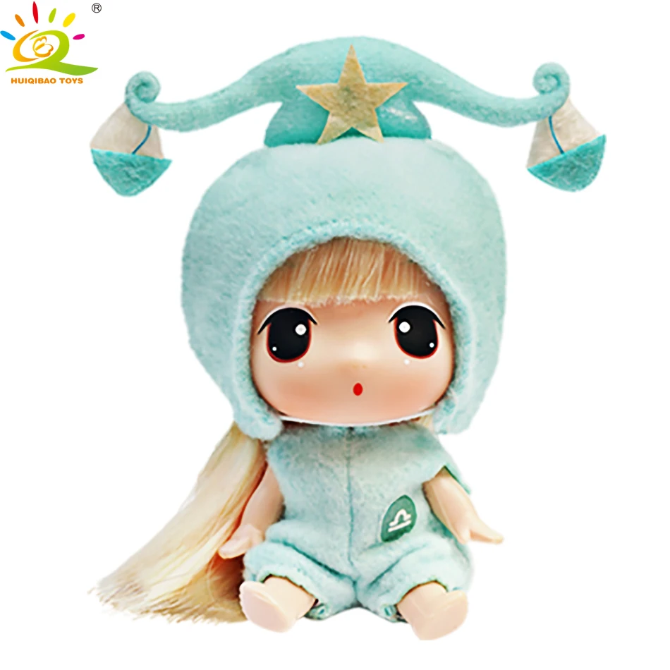 

11cm Cartoon Libra Model Constellations Cute Ddung Korea Movie Confused Doll Mini fashion Princess Girls Toys For Children GiftS