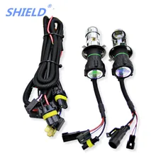 SHIELD Car Bulb HID Bixenon H4 Xenon 9003 hb2 Hi/Lo Beam Headlight Auto Lamp 3000k 4300k 5000k 6000K 10000k 12000k 8000k