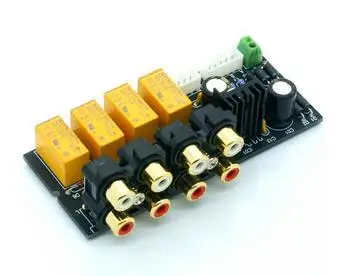 

Free Shipping! 4-channel stereo audio signal selection board