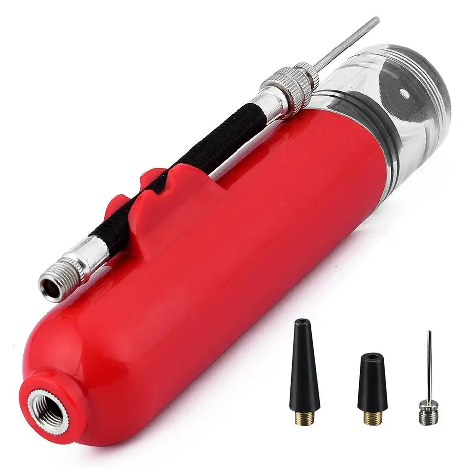 Ball Pump Sports Balls Handheld Air Inflator Needle Basketball Soccer Volleyball
