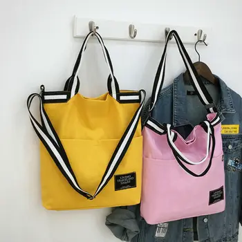 

Womens Large Canvas Handbag Shoulder Bag Tote Ladies Purse Travel Messenger Hobo Bags For Women 2019 Large Capacity Of Bags