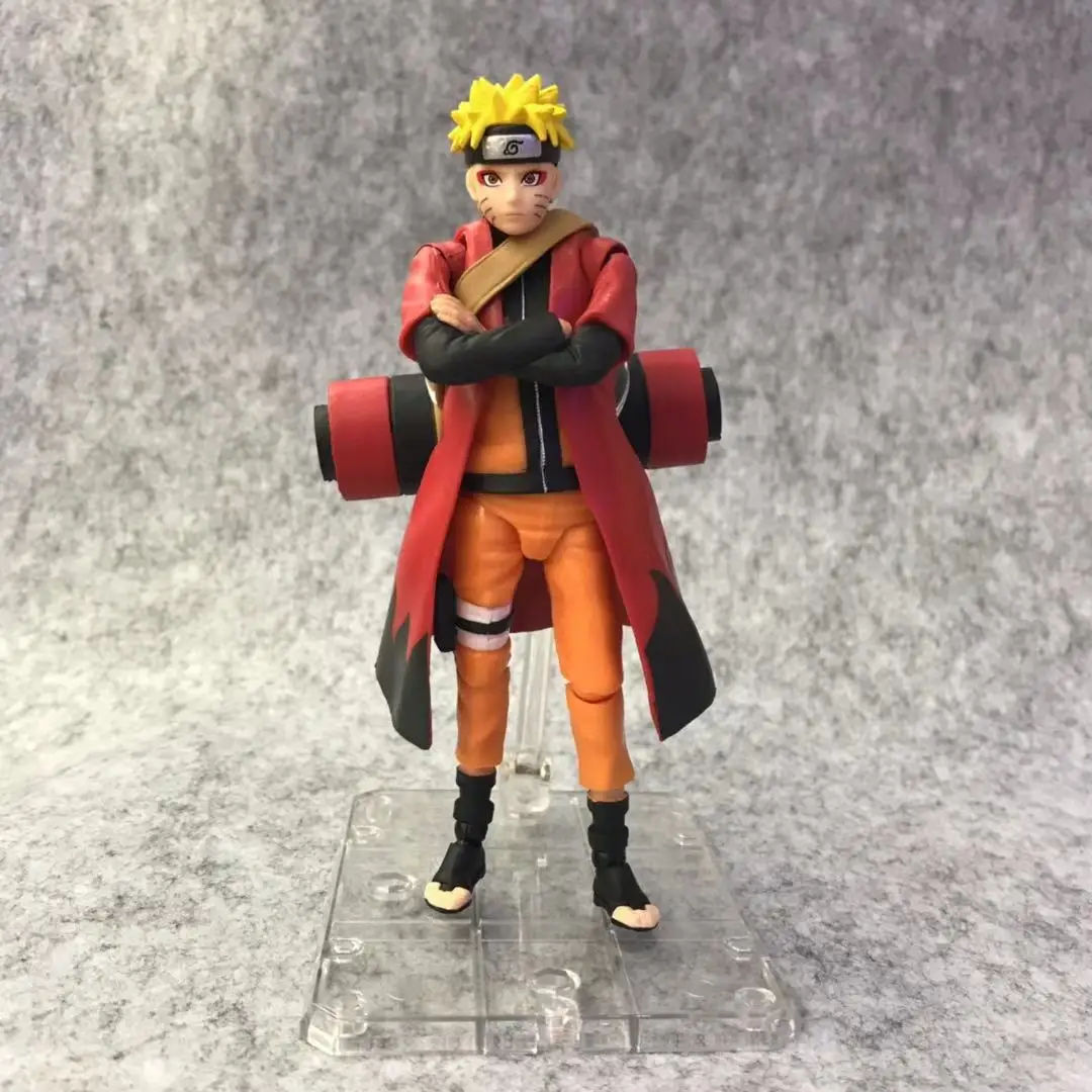 SHFiguarts Аниме Наруто Uzumaki immber re-модель 14 см фигурка игрушки