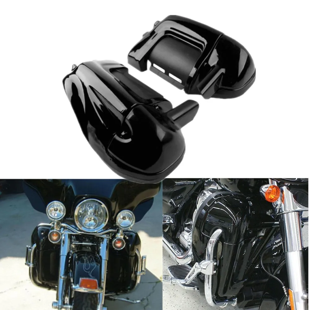 Мотоцикл ниже вентилируемые ноги Обтекатели кепки бардачок для Harley Touring Road King Electra Street Glide FLT FLHR FLHT FLHTCU FLHRC