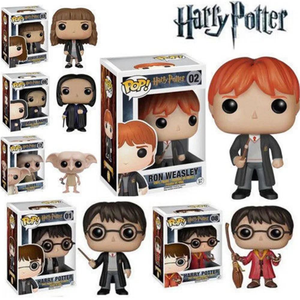

Funko POP Potter Snape, Rubeus, Luna, Dobby, RON WEASLEY ALBUS DUMBLEDORE Hermione Loose Model Toys