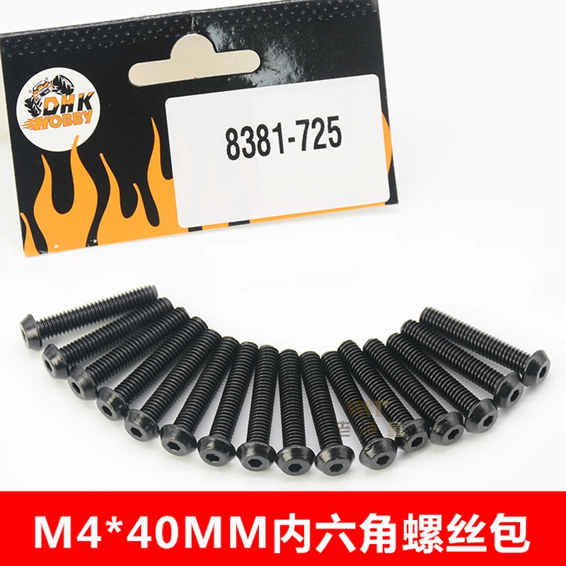 

FATJAY 16 шт./лот DHK 8381-725 M4 * 20 мм Т-образный винт (TM4*22 мм) для всех автомобилей масштаба 1/8
