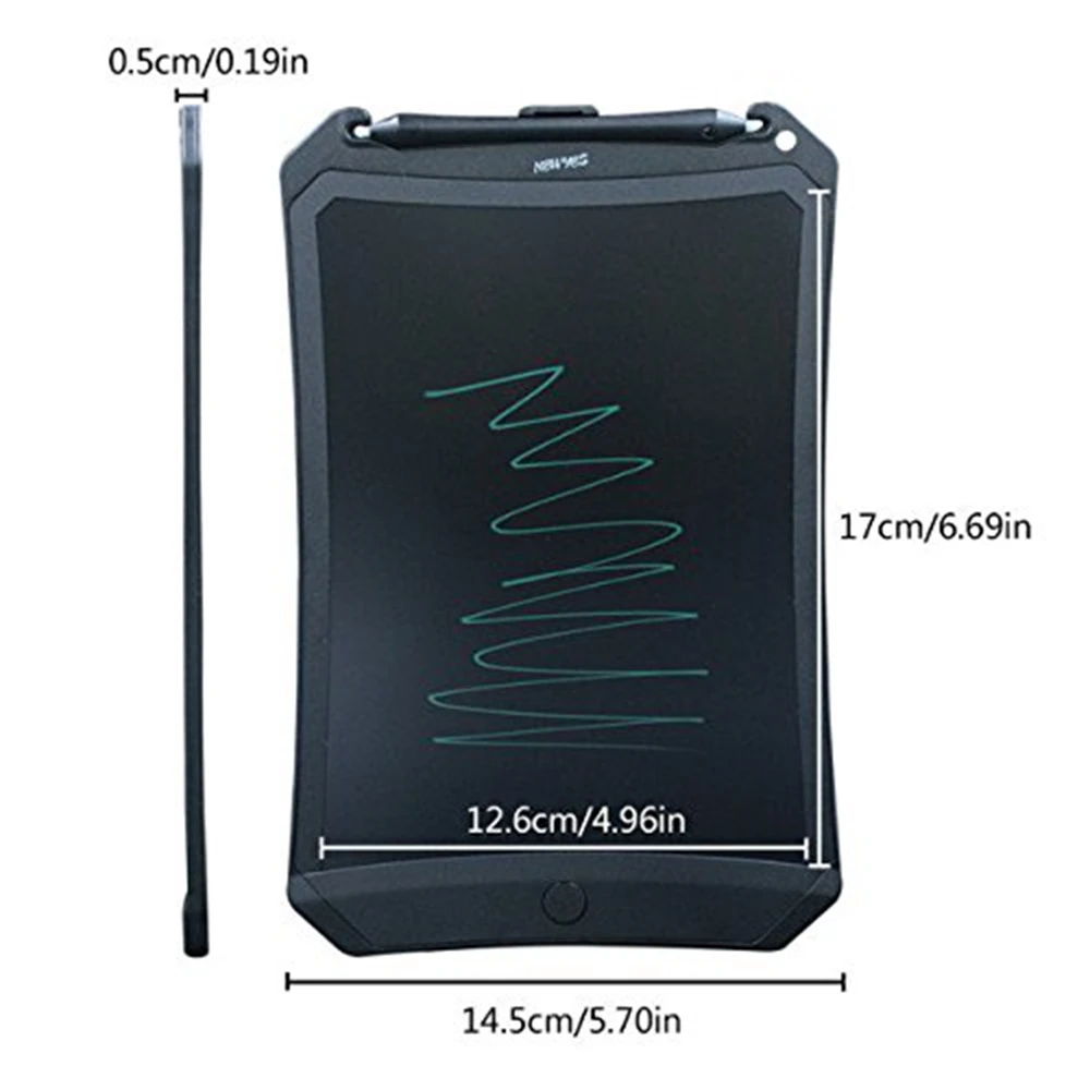 NEWYES 8 5 Chrismas Kids Gifts Lovely Black Robot Pad eWriter Electronic Kids Drawing Board Doodle Pad LCD Writing Tablets
