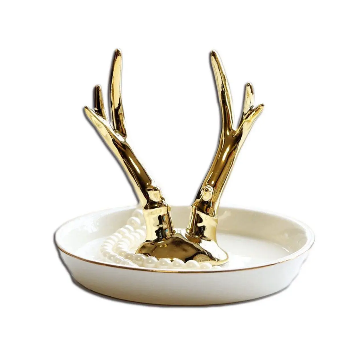 

Ring Dish Ring Holder Jewelry Organizer for Ring Earings Necklace Holder or Bracelet Display Stand