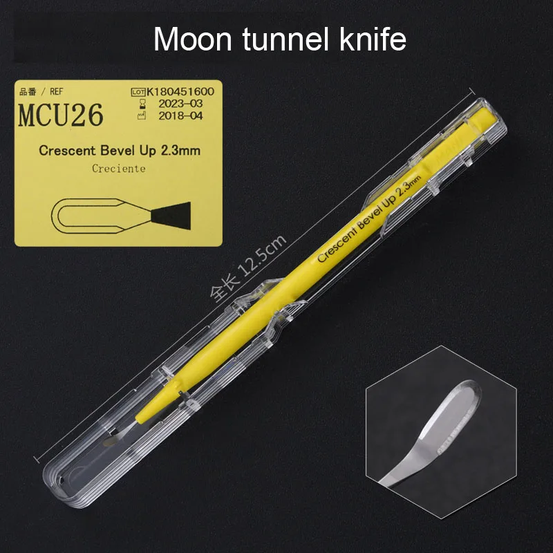 Япония Мани скальпель острый драгоценный нож 3,0 месяц туннельный нож 15 ° боковой резак глаз скальпель