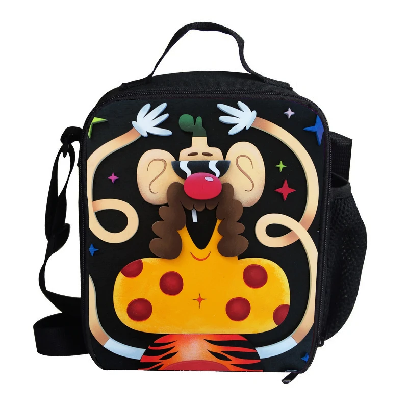 

Popuar Cartoon Print Lunch Bag For Kids Uncle Grandpa Insulated Lunch Bag For School Picnic Bag For Boys Girls