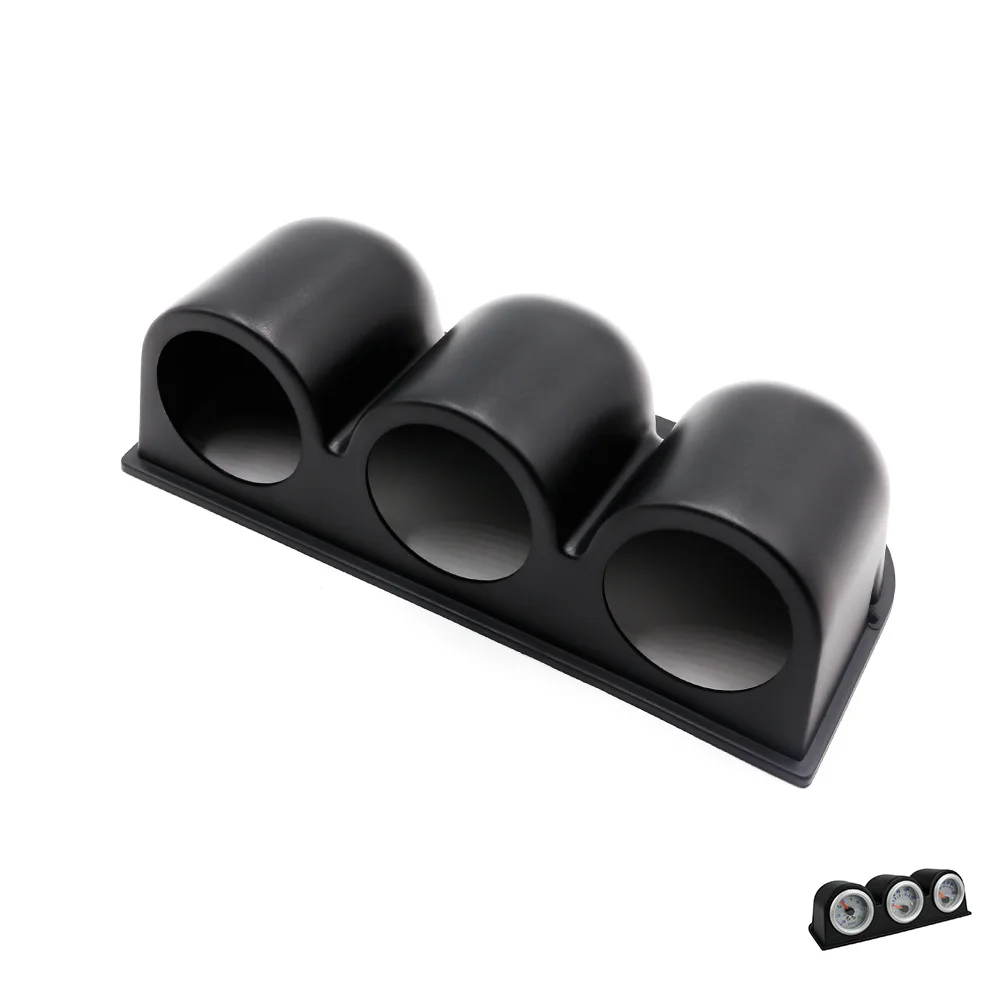 

2" 52mm Black color Triple Dash mount Car gauge pod Gauge holder car meter holder