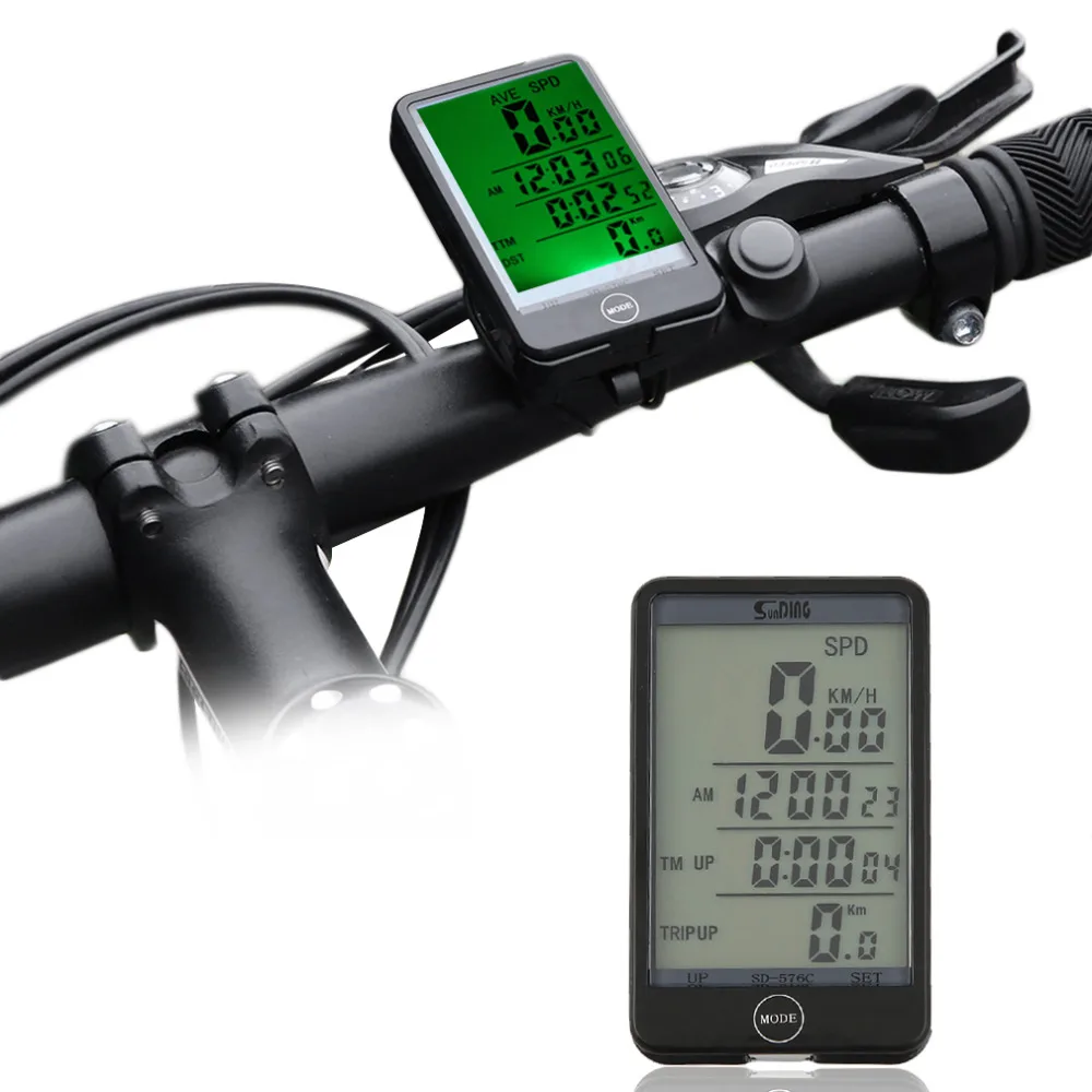 

Multifunction Cycling Bike Bicycle Computer Speedometer Odometer Wireless Stopwatch Bike Computer With LED Display Newest