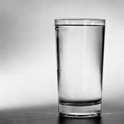 Close-up of a glass of water Poster Print (24 x 36)