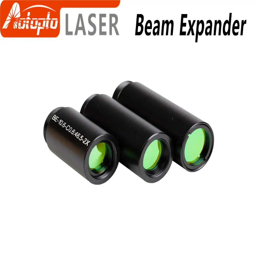 CO2 laser 10600nm Laser Beam Expander 1.5X 2X 2.5X 3X 4X Galvanometer Laser Marking Lenses Optics Beam Expand for laser marking