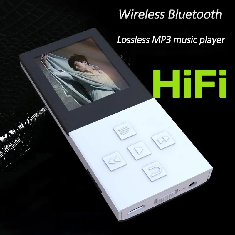 Беспроводной bluetooth Hi-Fi без потерь MP3-плееры 8 ГБ Регистраторы FM видео электронная книга Функция 1.8 дюйма TFT спортивный автомобиль стерео плеера