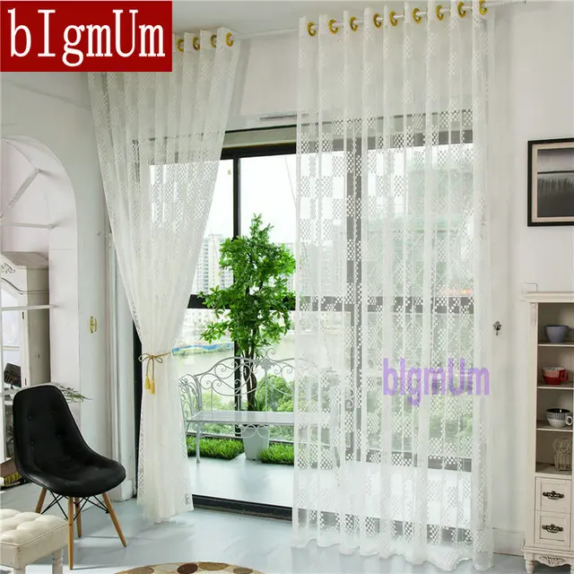 Nieuwe Collectie Tulle Gordijn Voor Woonkamer/Home Sheer/Voile/Dunne ... Nieuwe Collectie Tulle Gordijn Voor Woonkamer/Home Sheer/Voile/Dunne ...