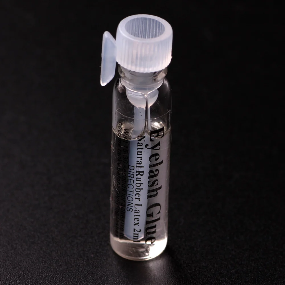 

2ML Professional Best Individual Makeup Comestics Travel Sized For Eyelash Clear Eyelash Glue Adhesive