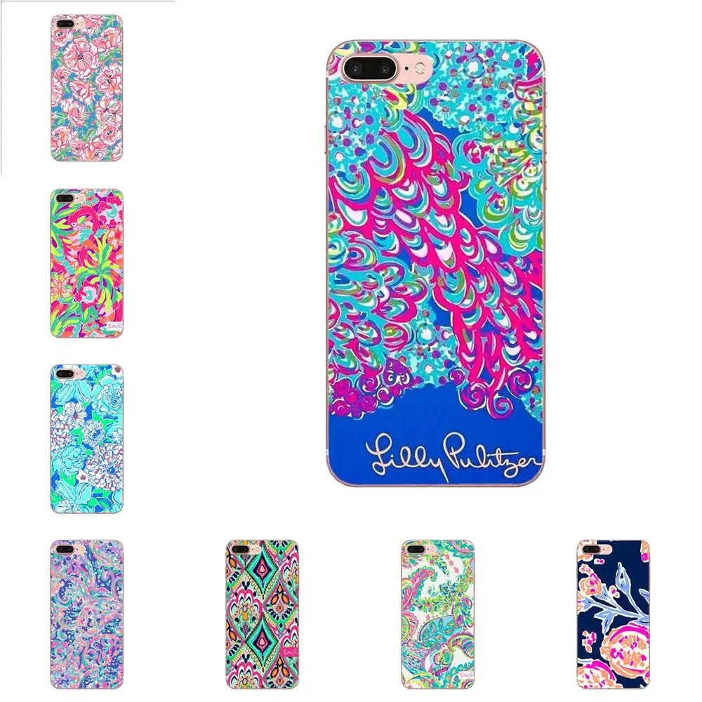 

Soft Cases Skin Lilly Pulitzer Inspired Summer Montauk For Apple iPhone 4 4S 5 5C 5S SE 6 6S 7 8 Plus X XS Max XR