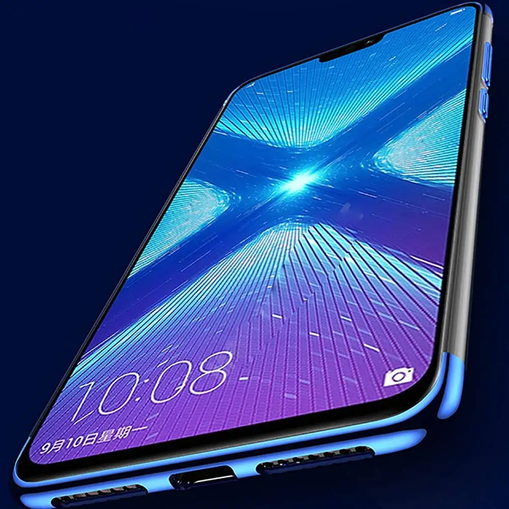 Тонкий прозрачный мягкий силиконовый чехол ТПУ для Huawei Y9 2019 Honor 8X Mate 20 Lite Max