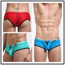 Горячие новые модные мужские маленькие боксеры с низкой талией, нижнее белье из полиэстера, сетчатые дышащие трусы, шорты, 6 цветов для мужчин