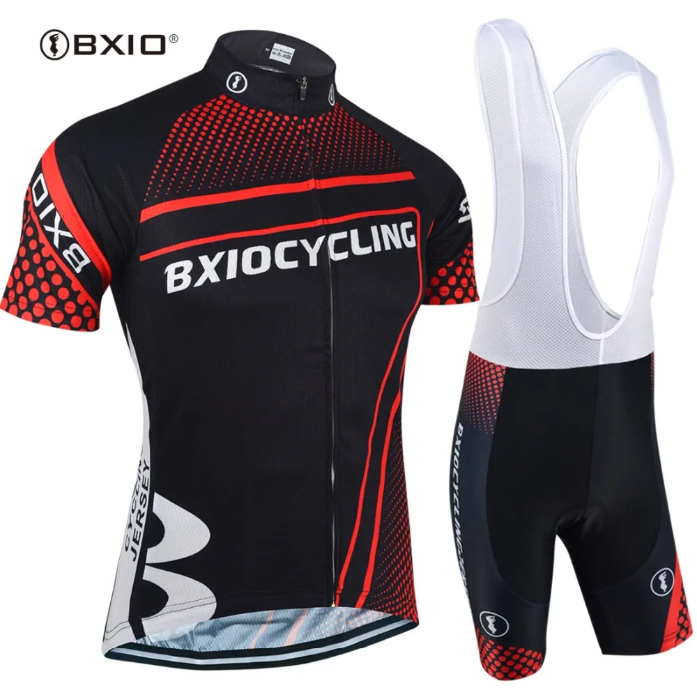 

BXIO Summer Men Short Sleeve Cycling Jersey Ropa Ciclismo Mujer Pro Mountain Bike Bicicleta Breathable Cycling Sets Clothing 087